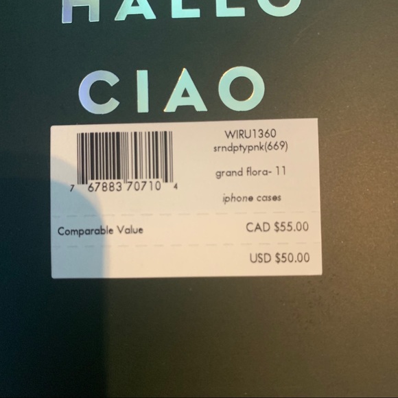 SOLD Kate Spade grand flora case for iPhone 11 - Picture 6 of 6